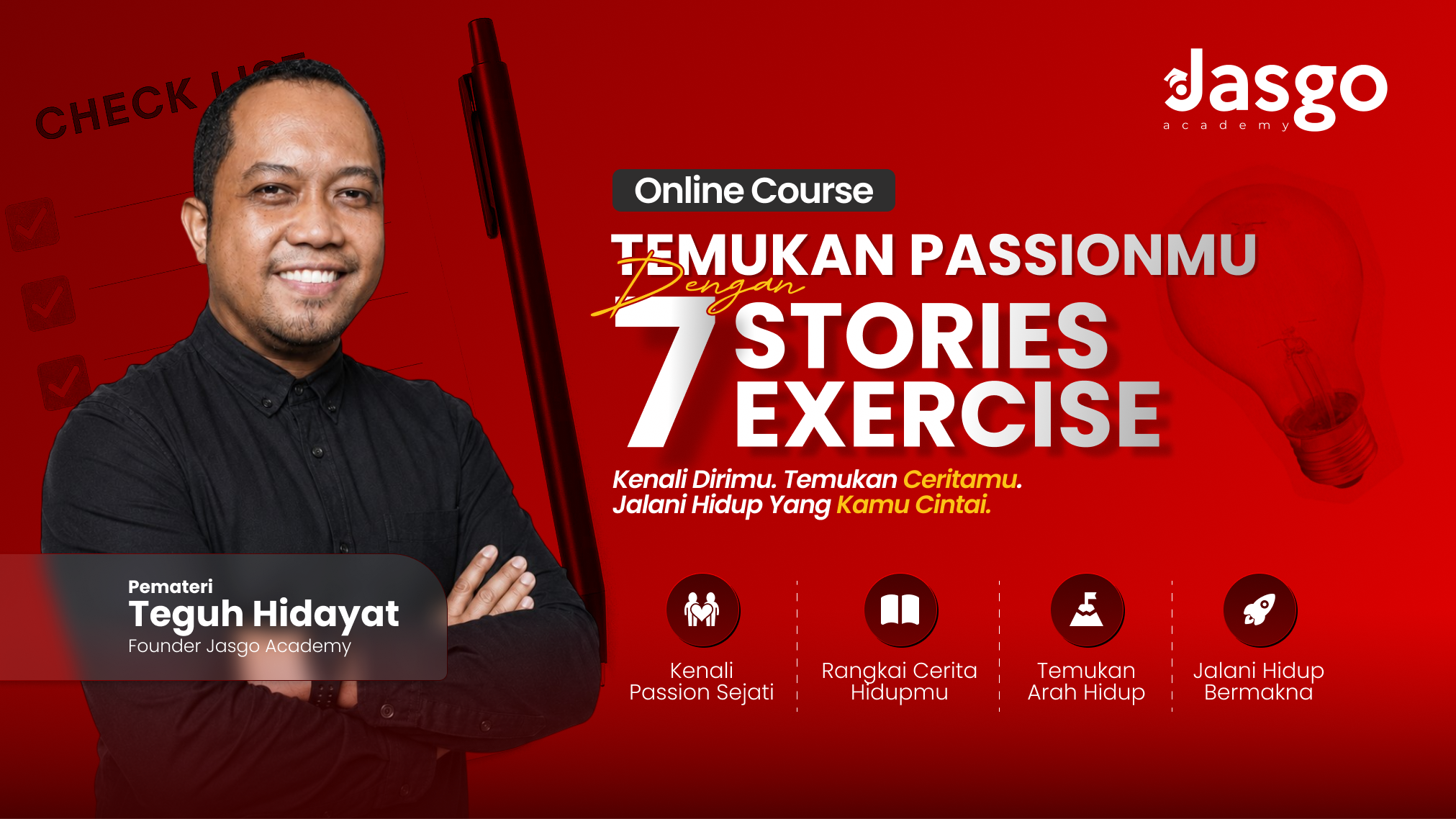Temukan Passionmu dengan 7 Stories Exercise